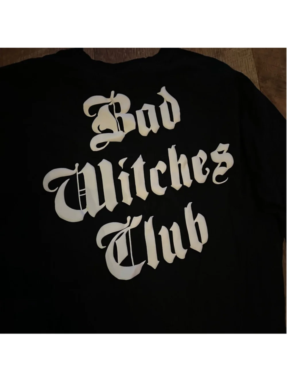 Women's Disney Bad Witches Club Long Sleeve Tee 2X Black White Summer